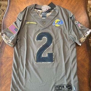 Los Angeles Rams Salute to Service Robert Woods Jersey Size Small